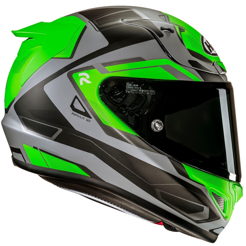 Kask motocyklowy integralny HJC RPHA 12 Brels MC4HSF zielono-szaro-czarny