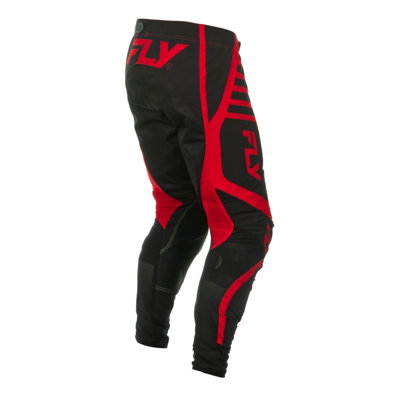 Spodnie motocrossowe FLY Racing Lite czarno-czerwone
