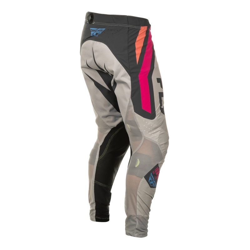 Spodnie motocrossowe FLY Racing Lite Vice szaro-różowe