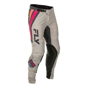 Spodnie motocrossowe FLY Racing Lite Vice szaro-różowe