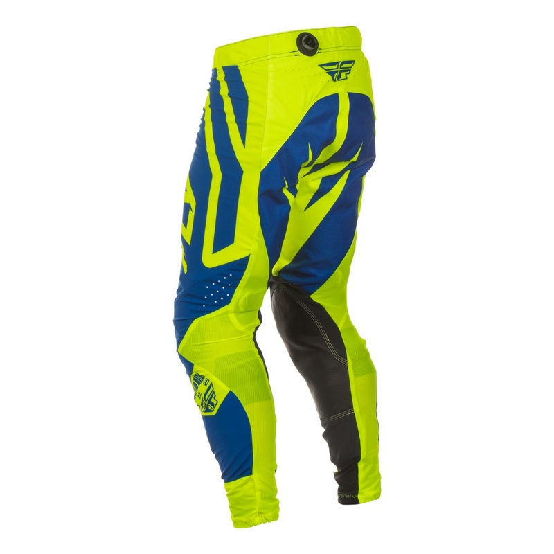 Spodnie motocrossowe FLY Racing Lite Lancer niebiesko-fluo żółte