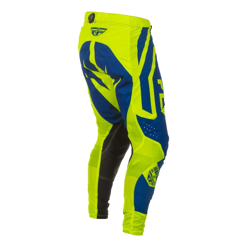 Spodnie motocrossowe FLY Racing Lite Lancer niebiesko-fluo żółte