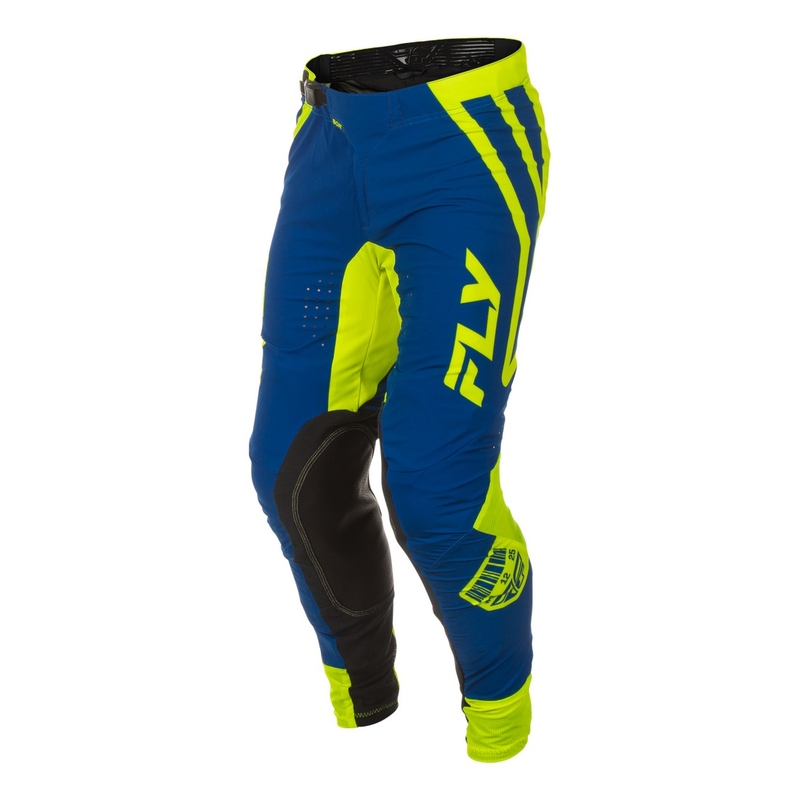 Spodnie motocrossowe FLY Racing Lite Lancer niebiesko-fluo żółte