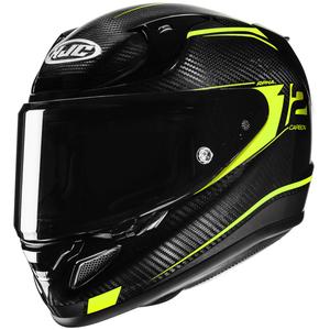 Kask motocyklowy integralny HJC RPHA 12 CARBON Keres MC3H fluo żółto-czarny