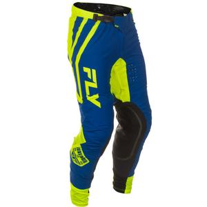 Spodnie motocrossowe FLY Racing Lite Lancer niebiesko-fluo żółte