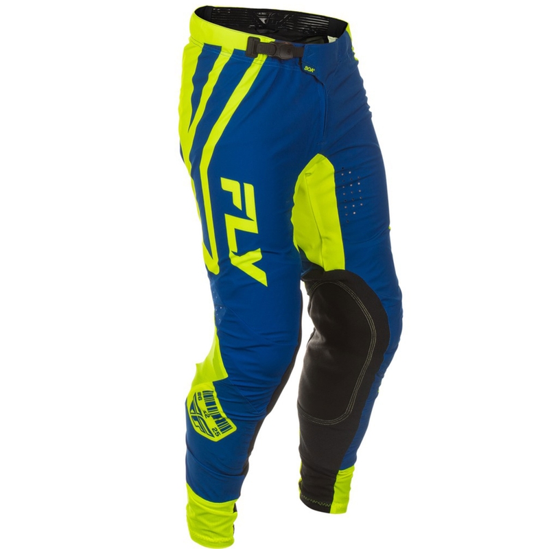 Spodnie motocrossowe FLY Racing Lite Lancer niebiesko-fluo żółte