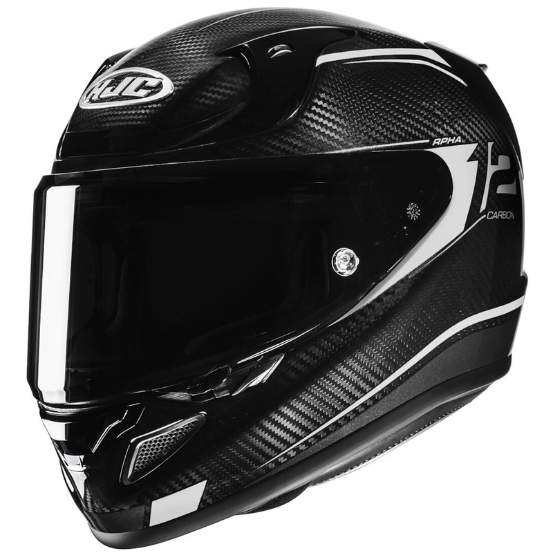 Kask motocyklowy integralny HJC RPHA 12 CARBON Keres MC5 czarno-biały