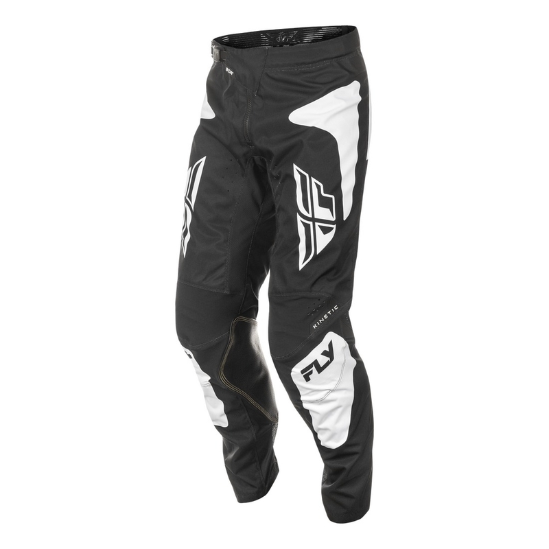Spodnie motocrossowe FLY Racing Kinetic Sym czarno-białe
