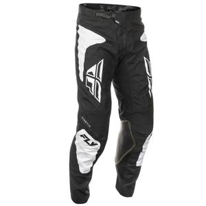 Spodnie motocrossowe FLY Racing Kinetic Sym czarno-białe