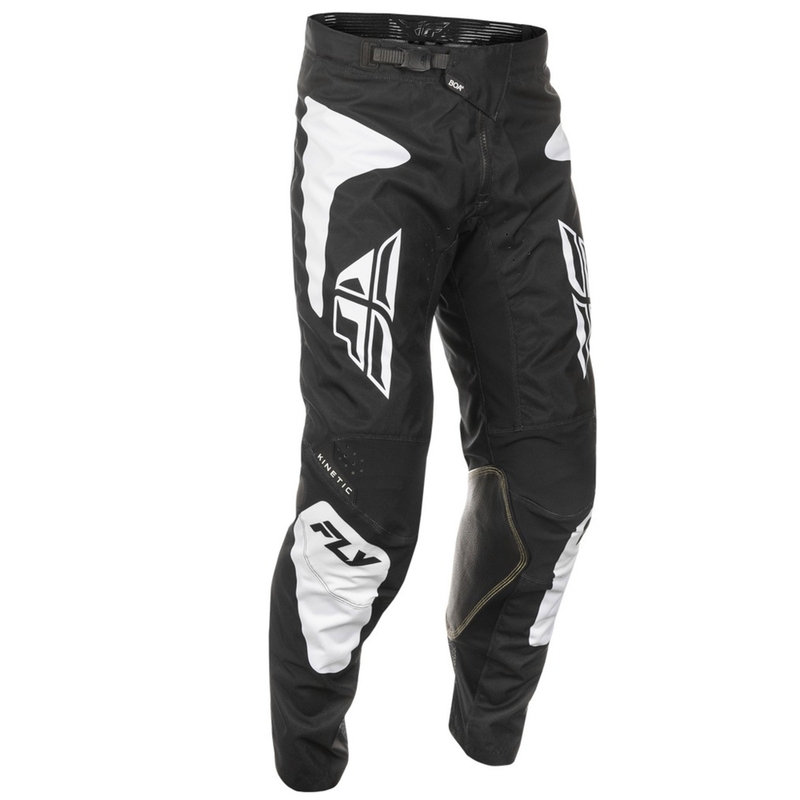 Spodnie motocrossowe FLY Racing Kinetic Sym czarno-białe