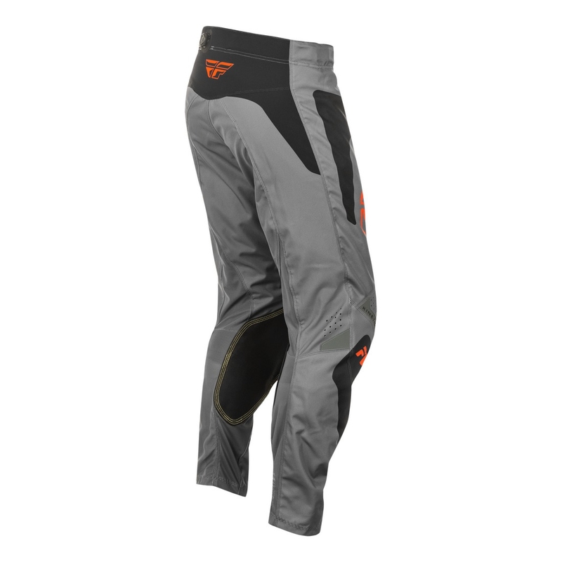 Spodnie motocrossowe FLY Racing Kinetic Sym szaro-pomarańczowo-czarne