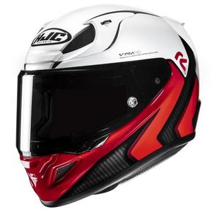Kask motocyklowy integralny HJC RPHA 12 Kos MC1 biało-czerwono-czarny