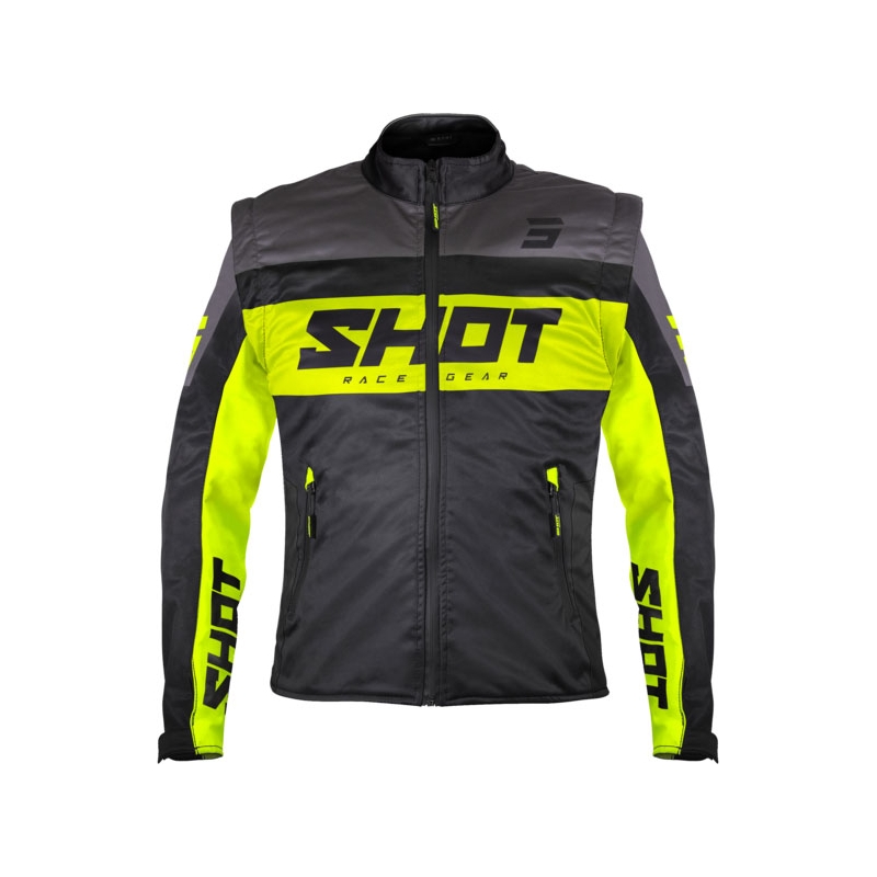 Kurtka softshell Shot Softshell Lite black-fluo yellow