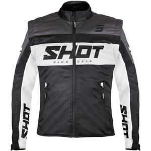 Kurtka softshellowa Shot Softshell Lite czarno-biała