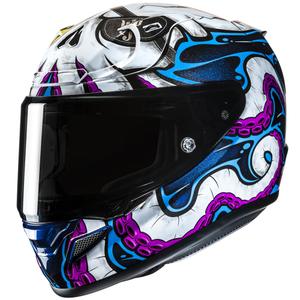 Kask motocyklowy integralny HJC RPHA 12 Kraken MC28 biało-niebiesko-czarny