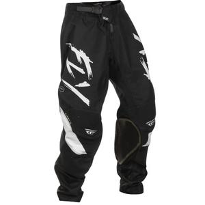 Dziecięce spodnie motocrossowe FLY Racing Kinetic Stoke czarno-białe