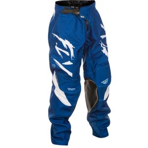 Dziecięce spodnie motocrossowe FLY Racing Kinetic Stoke niebiesko-białe
