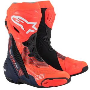 Buty motocyklowe Alpinestars Supertech R Vented Limited Edition MM93 Marc Marquez Fluo czerwono-niebiesko-czarne