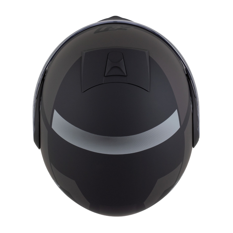 Kask motocyklowy składany ZED F19 matowo-czarno-szary
