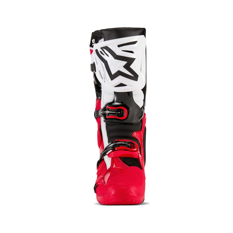 Buty motocyklowe Alpinestars Tech 10 Enduro czerwono-czarno-białe
