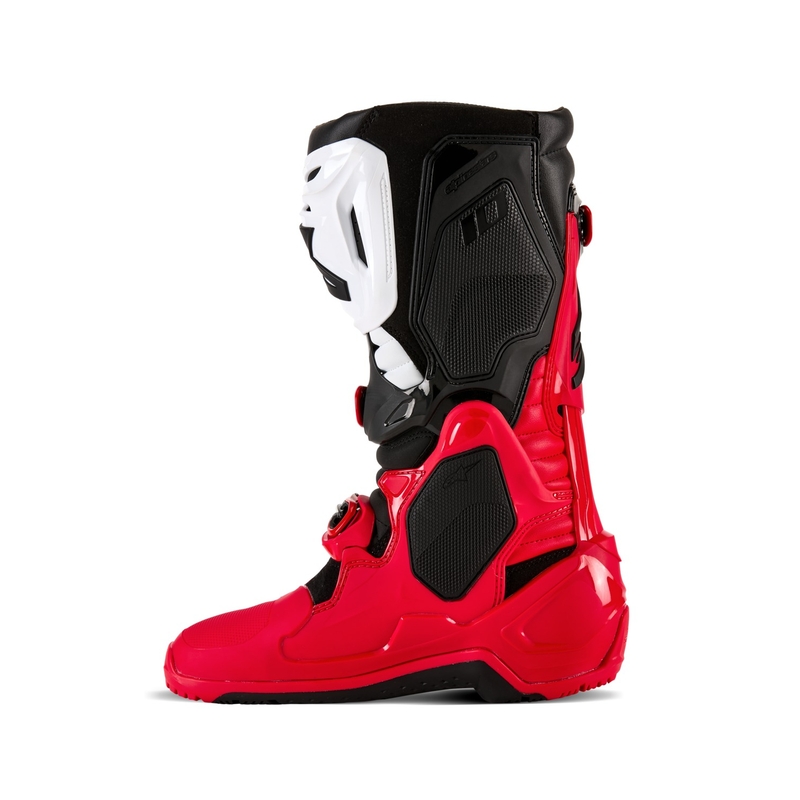 Buty motocyklowe Alpinestars Tech 10 Enduro czerwono-czarno-białe