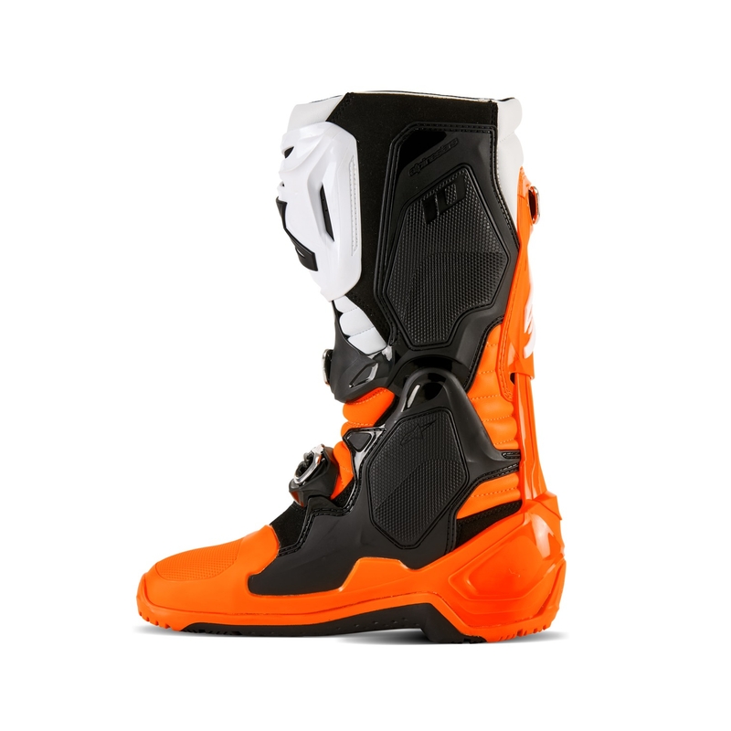 Buty motocyklowe Alpinestars Tech 10 Enduro fluo pomarańczowo-czarno-białe