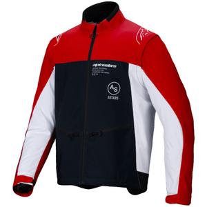 Kurtka Alpinestars Lite Dura Softshell w kolorze czarno-czerwono-białym