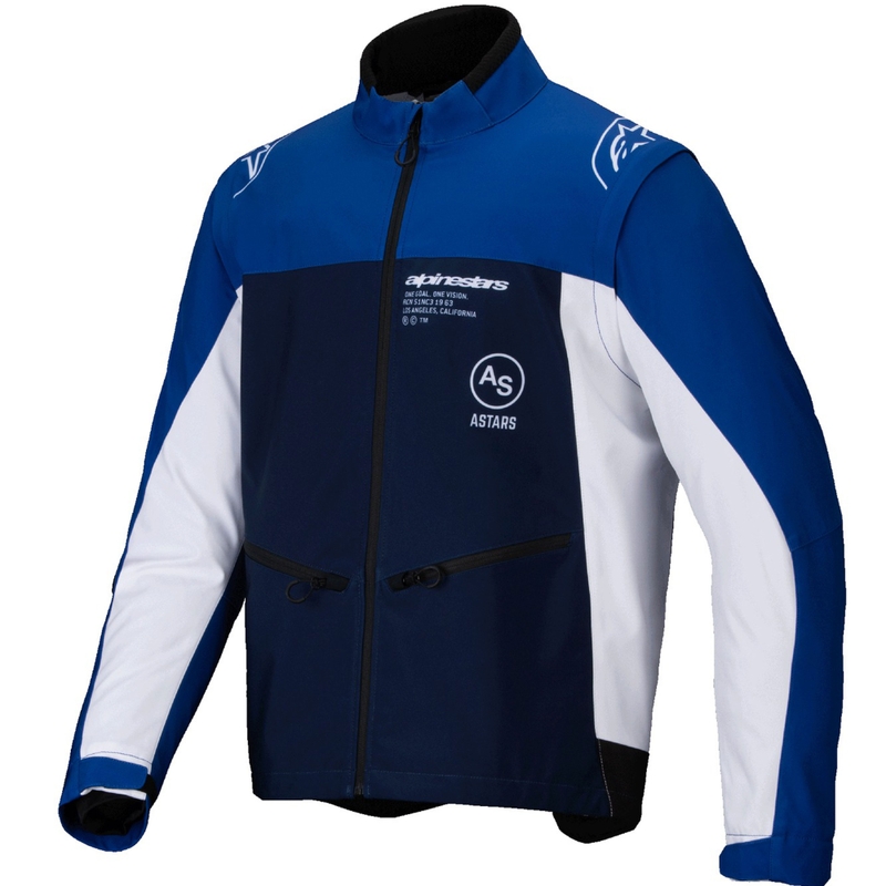 Kurtka softshell Alpinestars Lite Dura Softshell niebiesko-biała