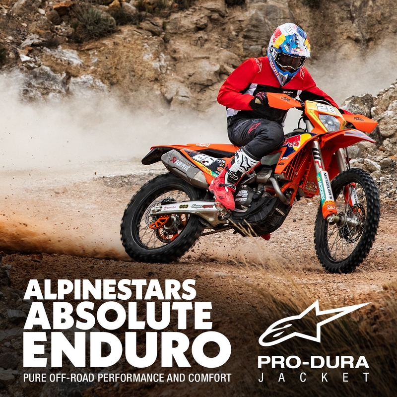 Kurtka Alpinestars PRO-Dura czarno-czerwono-biała