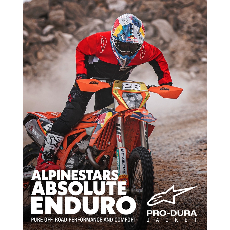 Kurtka Alpinestars PRO-Dura czarno-czerwono-biała