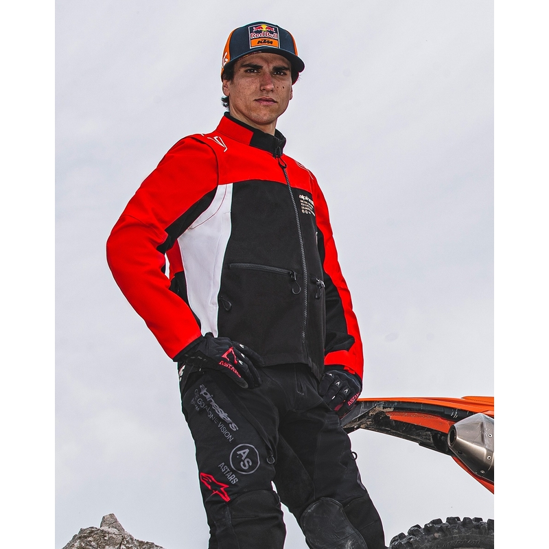 Kurtka Alpinestars PRO-Dura czarno-czerwono-biała