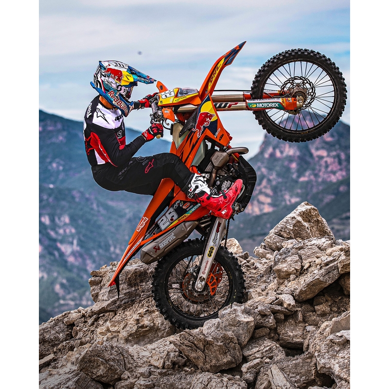 Koszulka motocrossowa Alpinestars PRO-Dura czarno-czerwono-biała