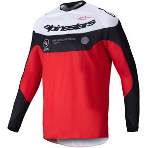 Koszulka motocrossowa Alpinestars PRO-Dura czarno-czerwono-biała