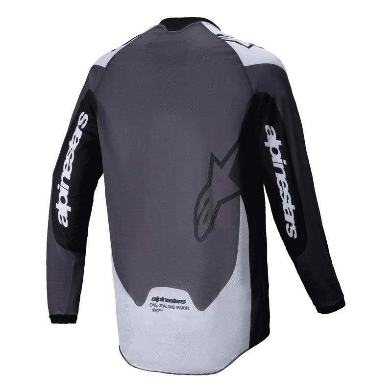 Koszulka motocrossowa Alpinestars PRO-Dura czarno-biała