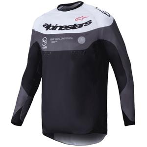 Koszulka motocrossowa Alpinestars PRO-Dura czarno-biała