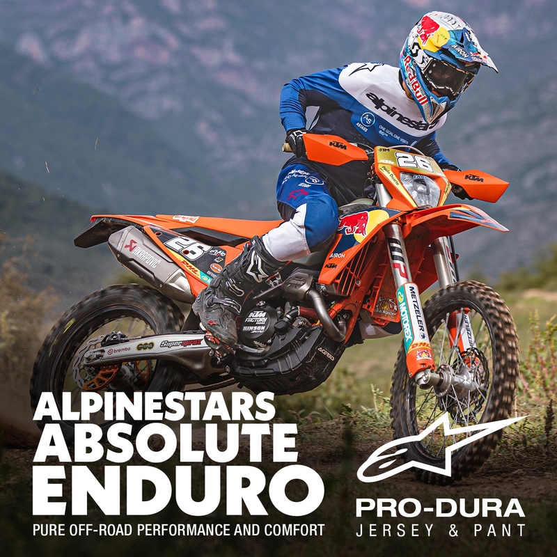 Koszulka motocrossowa Alpinestars PRO-Dura niebiesko-biała