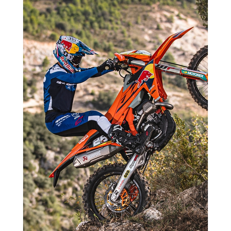 Koszulka motocrossowa Alpinestars PRO-Dura niebiesko-biała