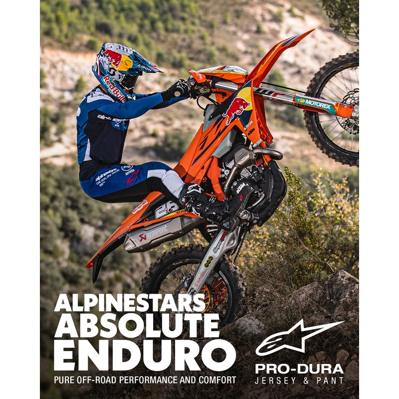 Koszulka motocrossowa Alpinestars PRO-Dura niebiesko-biała