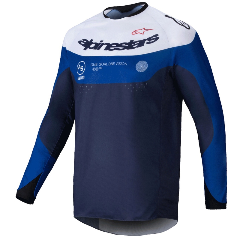 Koszulka motocrossowa Alpinestars PRO-Dura niebiesko-biała