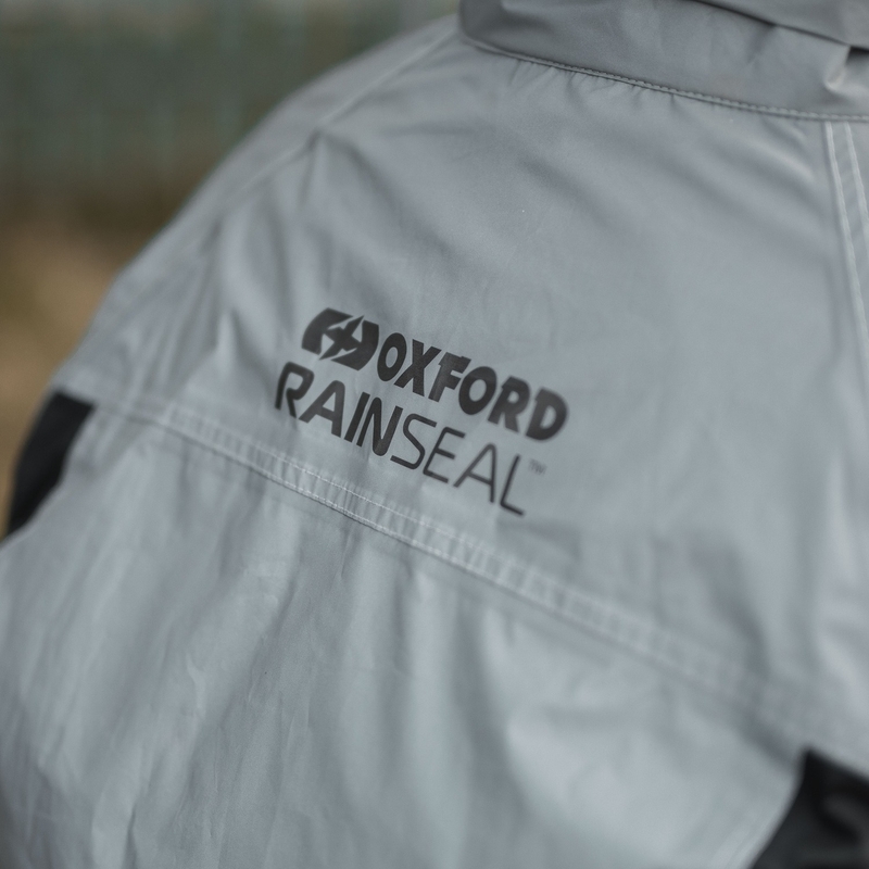 Wodoodporna kurtka Oxford Rain Seal odblaskowa w kolorze szarym