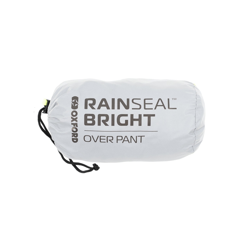 Wodoodporne spodnie Oxford Rain Seal odblaskowe szare