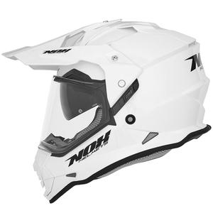 Kask enduro NOX N312 perłowo-biały