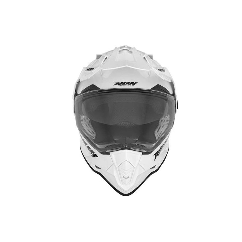 Kask enduro NOX N312 perłowo-biały