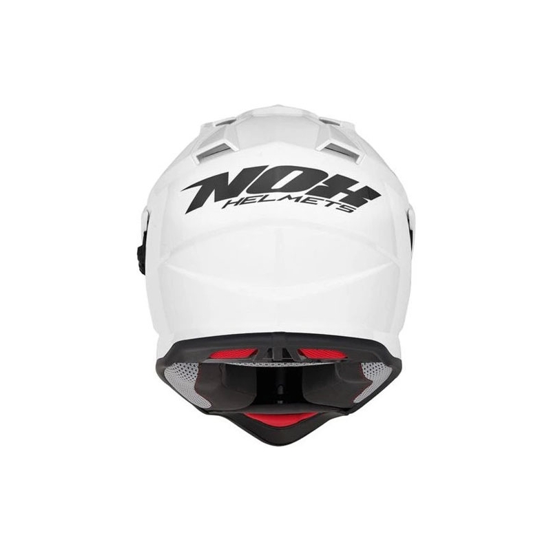 Kask enduro NOX N312 perłowo-biały