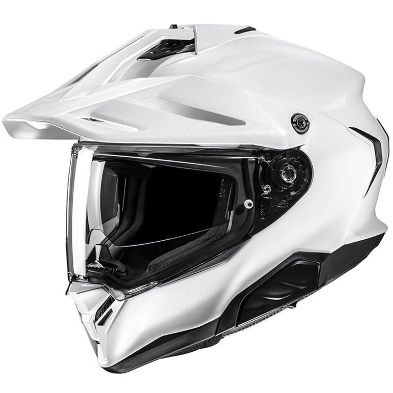 Kask motocyklowy Enduro HJC RPHA 60 Solidny perłowo-biały
