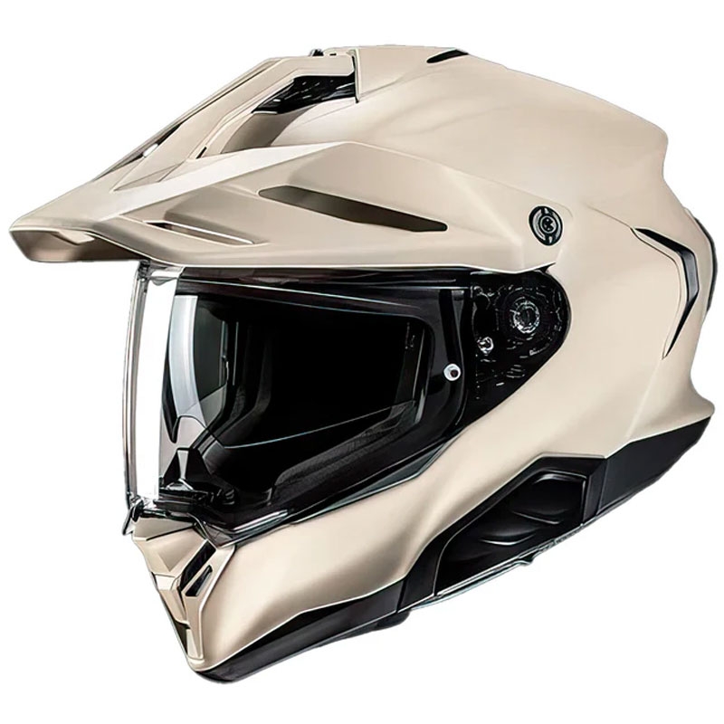 Kask motocyklowy enduro HJC RPHA 60 Solid Semi sand beż