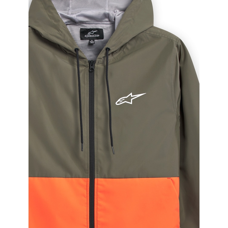 Kurtka wiatrówka Alpinestars Speeded Windbreaker w kolorze zielono-pomarańczowym