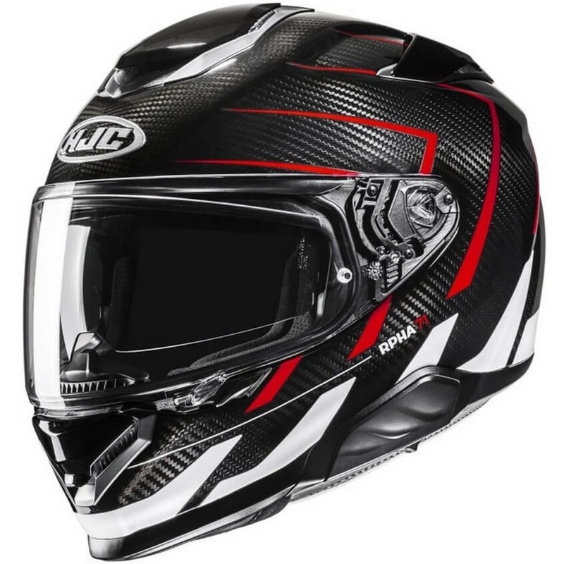 Kask motocyklowy integralny HJC RPHA 71 CARBON Cano MC1 czarno-czerwono-biały wyprzedaż