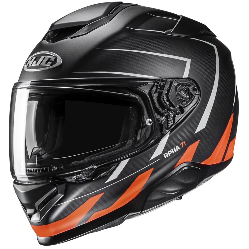 Kask motocyklowy integralny HJC RPHA 71 CARBON Cano MC6HSF czarno-pomarańczowy wyprzedaż