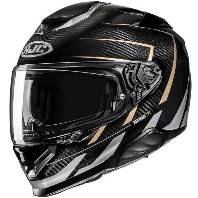 Kask motocyklowy integralny HJC RPHA 71 CARBON Cano MC9 czarno-szaro-beżowy
